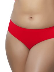 Bonded Hipster Panty - Racing Red