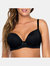 Casey Plunge Molded T-Shirt Bra - Black