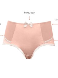 Charlotte High Waist Brief - T. Nude