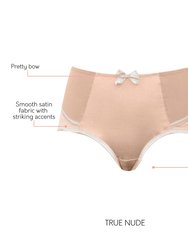 Charlotte High Waist Brief - T. Nude