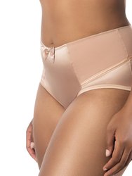 Charlotte High Waist Brief - T. Nude