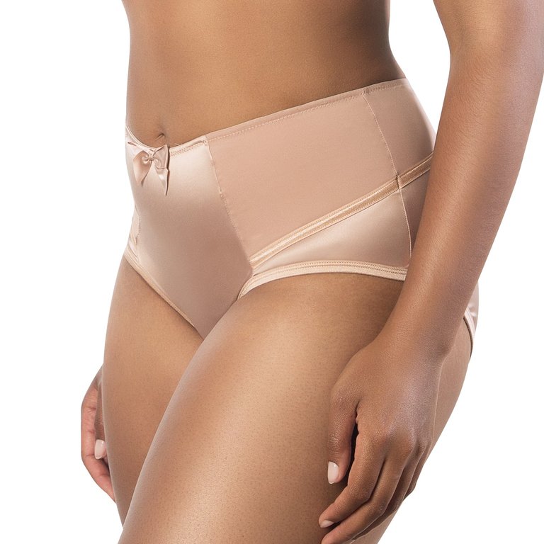 Charlotte High Waist Brief - T. Nude