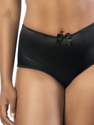 Charlotte High Waist Brief - Black