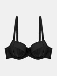 Charlotte Underwire Padded Bra - Black