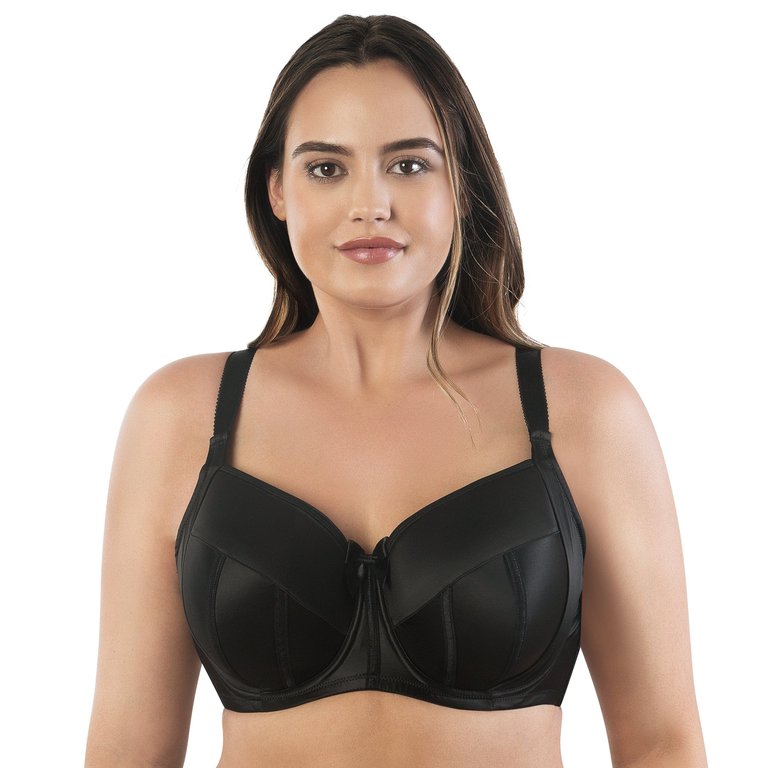 Charlotte Underwire Padded Bra - Black