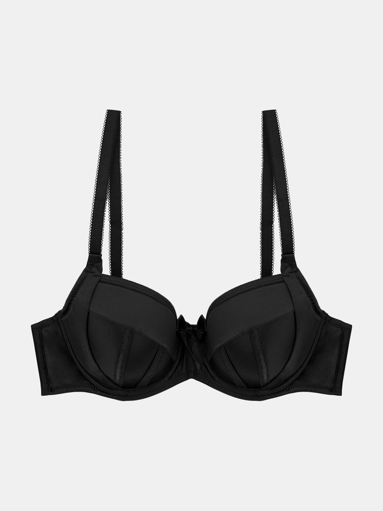 Charlotte Underwire Padded Bra - Black