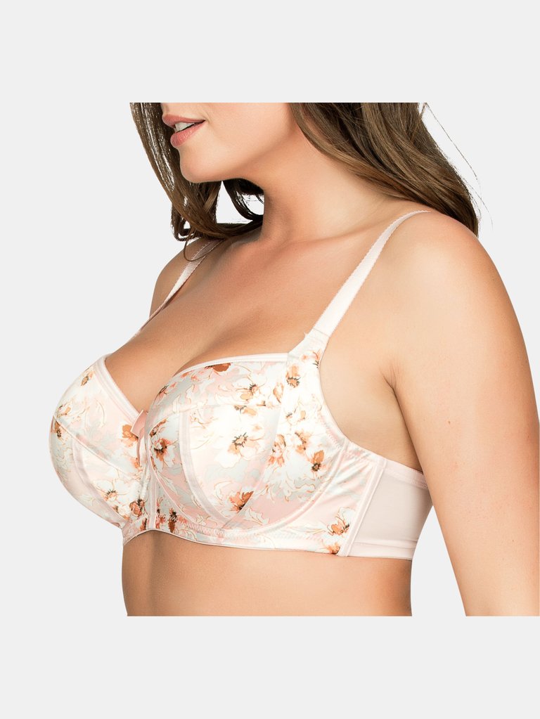 Charlotte Underwire Padded Bra - Blossom Print