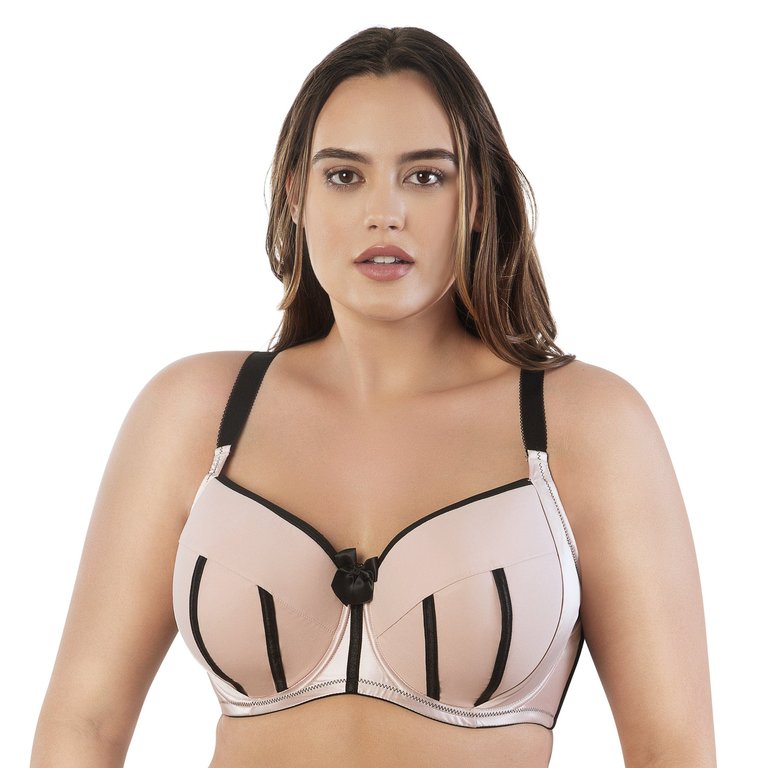 Charlotte Underwire Padded Bra - Cameo Rose