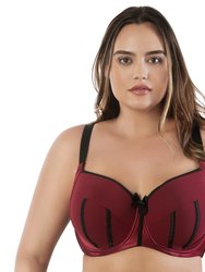 Charlotte Underwire Padded Bra - Rio Red