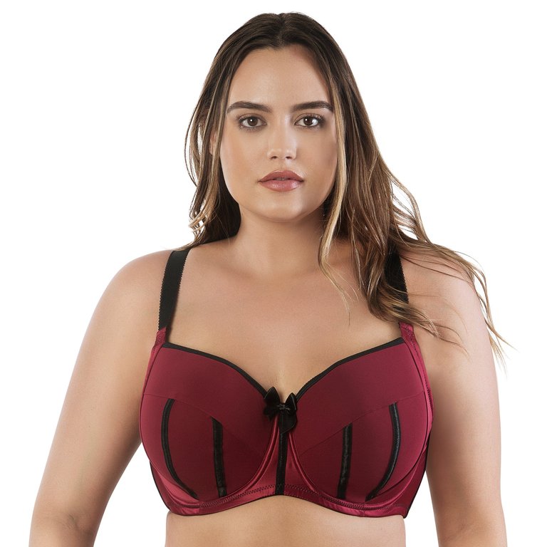 Charlotte Underwire Padded Bra - Rio Red