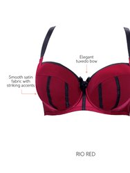 Charlotte Underwire Padded Bra - Rio Red