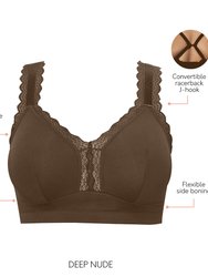 Dalis Wire Free Bralette - Deep Nude