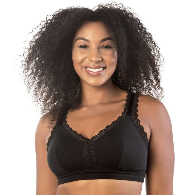 Dalis Wire Free Bralette - Black