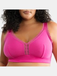 Dalis Wire Free Bralette - Bright Pink