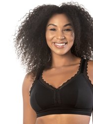 Dalis Wire Free Bralette - Black