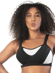 Dynamic Padded Performance Sports Bra - Black - Black