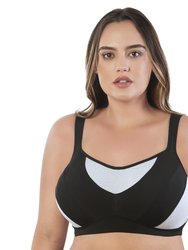 Dynamic Padded Performance Sports Bra - Black