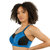 Dynamic Padded Performance Sports Bra Nautical Blue