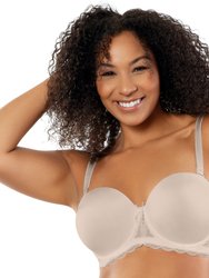 Elissa Strapless Bra - E. Nude