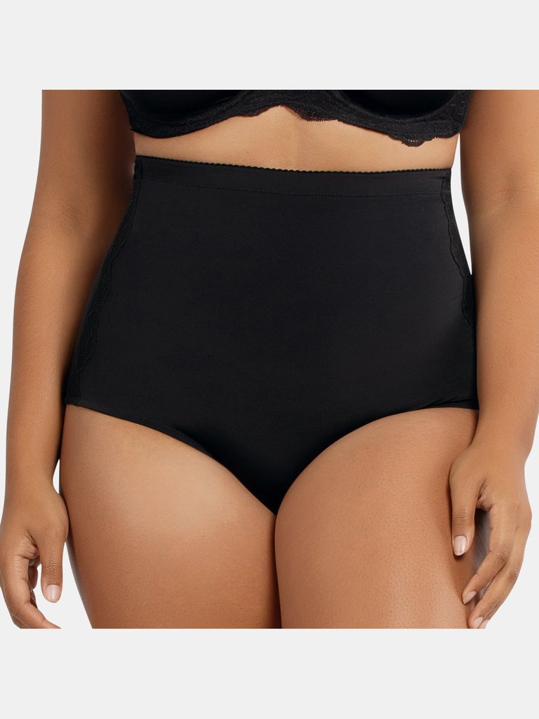 Elissa Super High Waist Control Panty - Black