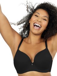 Jeanie Plunge T-shirt Bra - Black