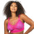 Mia Dot Wire-Free Bralette - Bright pink