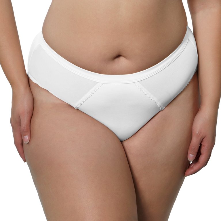 Micro Dressy French Cut Panty - Pearl White