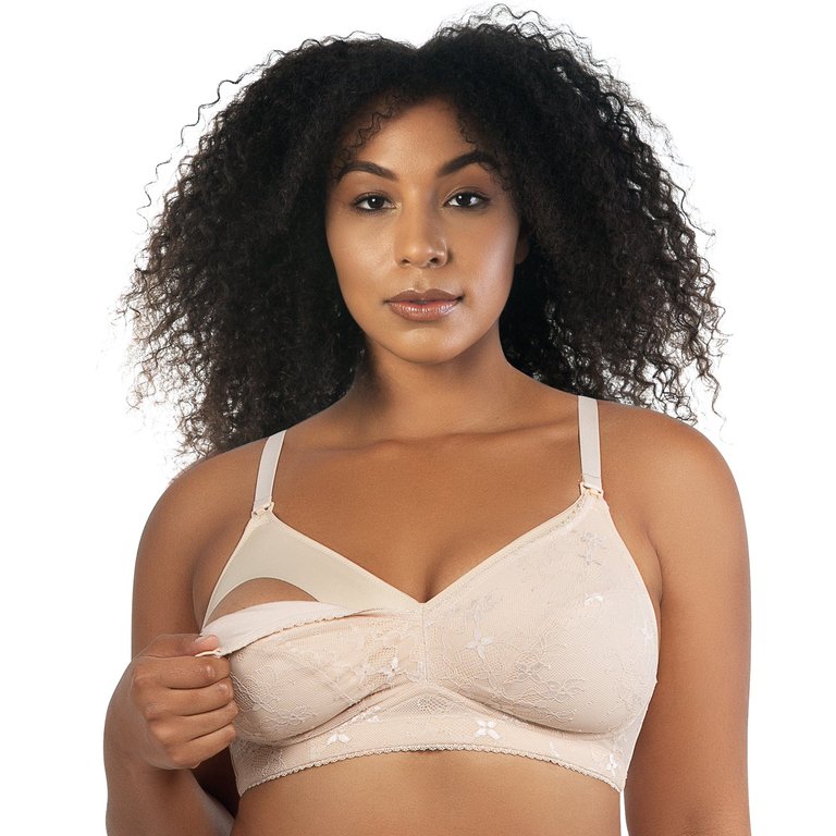 Rain Wire-Free Nursing Bra - Porcelain