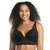 Sandrine Longline Plunge Bra - Black - Black