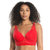 Sandrine Longline Plunge Bra - Racing Red