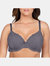 Tess T-Shirt Bra - Charcoal - Charcoal