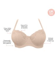 Tess Unlined Wire Bra - Bare