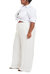 Andy Slub Gauze Pajama Pant - White