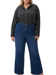 Dalita Denim Trouser—Medium Wash - Medium Wash