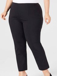 Merit Flat Front Pants - Black