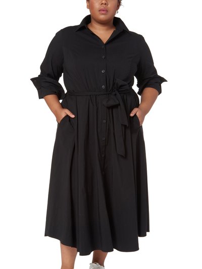 Pari Passu Poplin Shirtdress In Black product