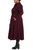 Poplin Shirtdress in Bordeaux