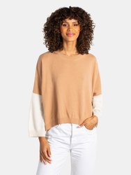 Ziggy Pullover - Camel Multi