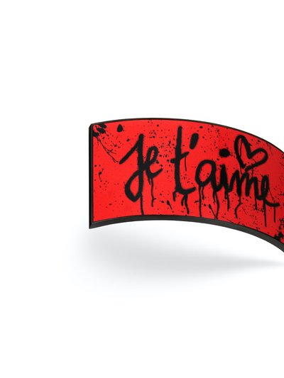 Partch Clip Je t'aime Red Art Removable product