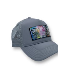 Dreams Art Trucker Hat Grey With Removable Clip