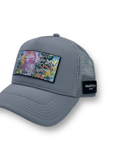 Partch Dreams Art Trucker Hat Grey With Removable Clip product