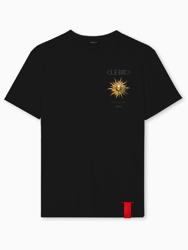 End of Code Sun T-Shirt In Black Regular Fit - Black