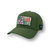 Mona Art Removable Full Fabric Trucker Hat - Green Kaki - Green - Kaki