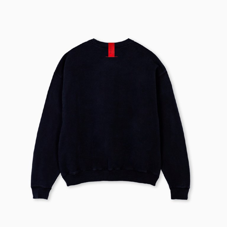 Must Sweater Oversized Organic Cotton Black