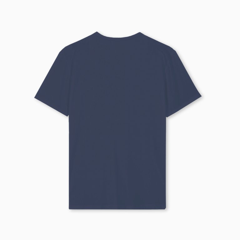 Must T-Shirt Regular Fit Navy Blue Organic Cotton