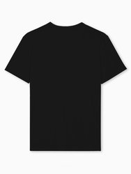 Must T-Shirt Short Sleeve In Black Regular Fit Organic Cotton