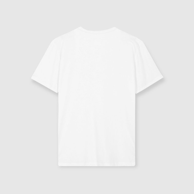 Must White Regular Fit T-Shirt Short Sleeve Organic Cotton