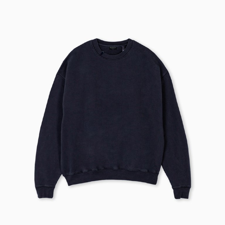 PARTCH Must Sweater Oversized Organic Cotton - Vintage Black - Vintage Black