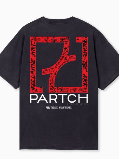 Partch PARTCH Oversized T-Shirt Art printed vintage black product