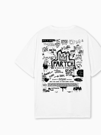 Partch Pop Love Partch T-Shirt - White Oversized product